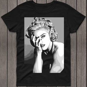 Madonna Retro Vintage Tour 2023 T-Shirt, Queen Of Pop Fan Gift Tee Shirts